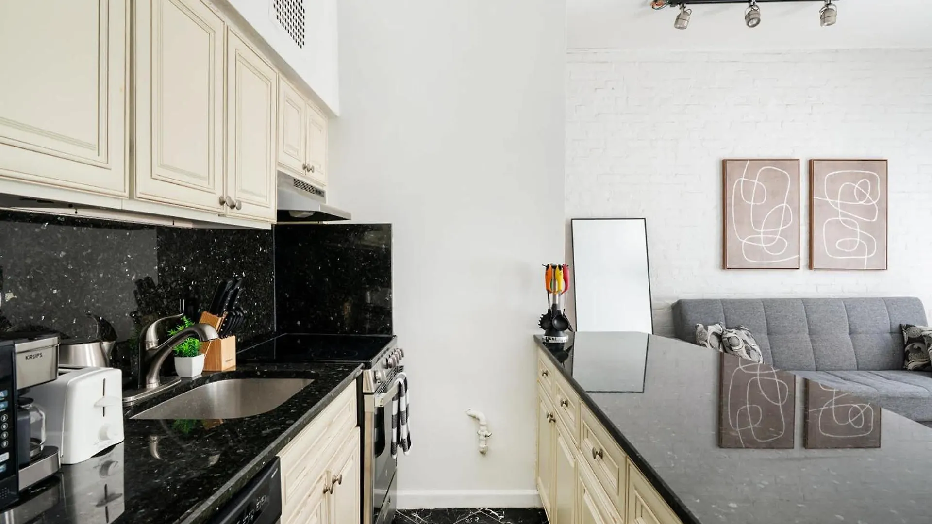 26-2B Gramercy Large 1Br Wd In Unit Courtyard Nova Iorque Apartamento